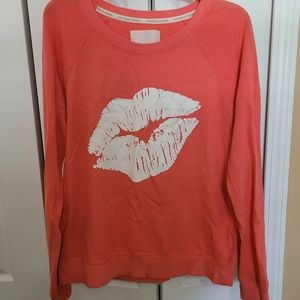 Peach lightweight sweatshirt
